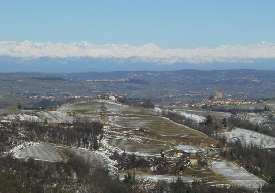 Blick auf Cascina Mucci